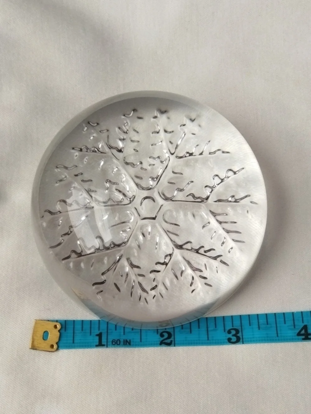 Avon crystal paperweight